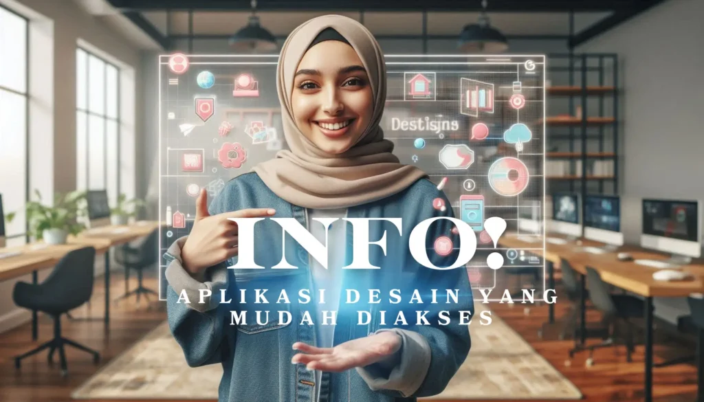 aplikasi desain yang mudah diakses